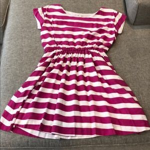 Gap striped knee length dress